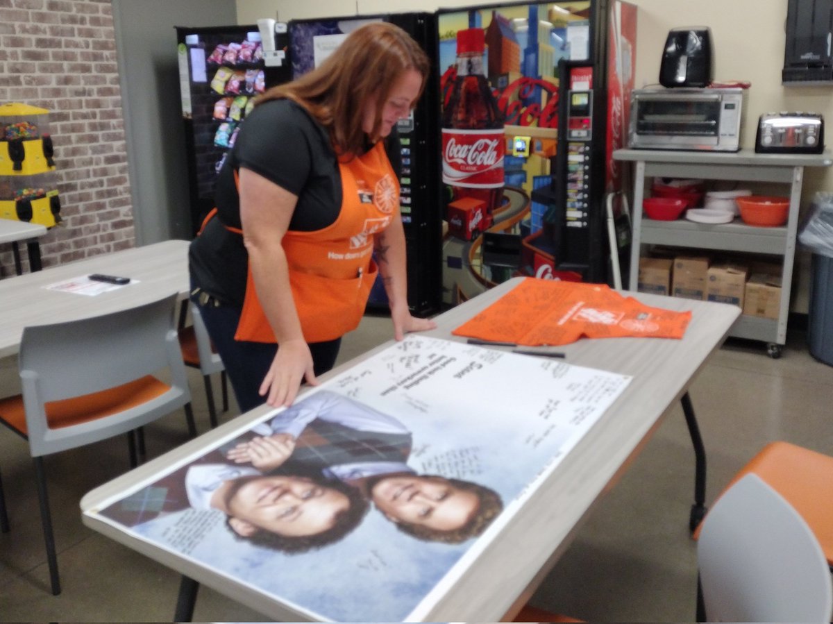 It was an emotional day at 3867. <a href="/Seana_THD/">Seana Caruso</a> We wish you all the best in your new adventure and we sure are going to miss you. Thank you for everything! 🧡🧡
<a href="/kelly_broyles/">Kelly Broyles</a> <a href="/KimGoldhardt187/">Kim Goldhardt</a> <a href="/JohnH3823/">John Hurley</a> @stevewilsonthd <a href="/CalebWellmann/">Caleb Wellmann</a> <a href="/Ajcxm3867/">Alvin J</a> <a href="/trudiwatts71/">Trudi Watts</a> <a href="/TrinklerAva1745/">Ava Trinkler</a>