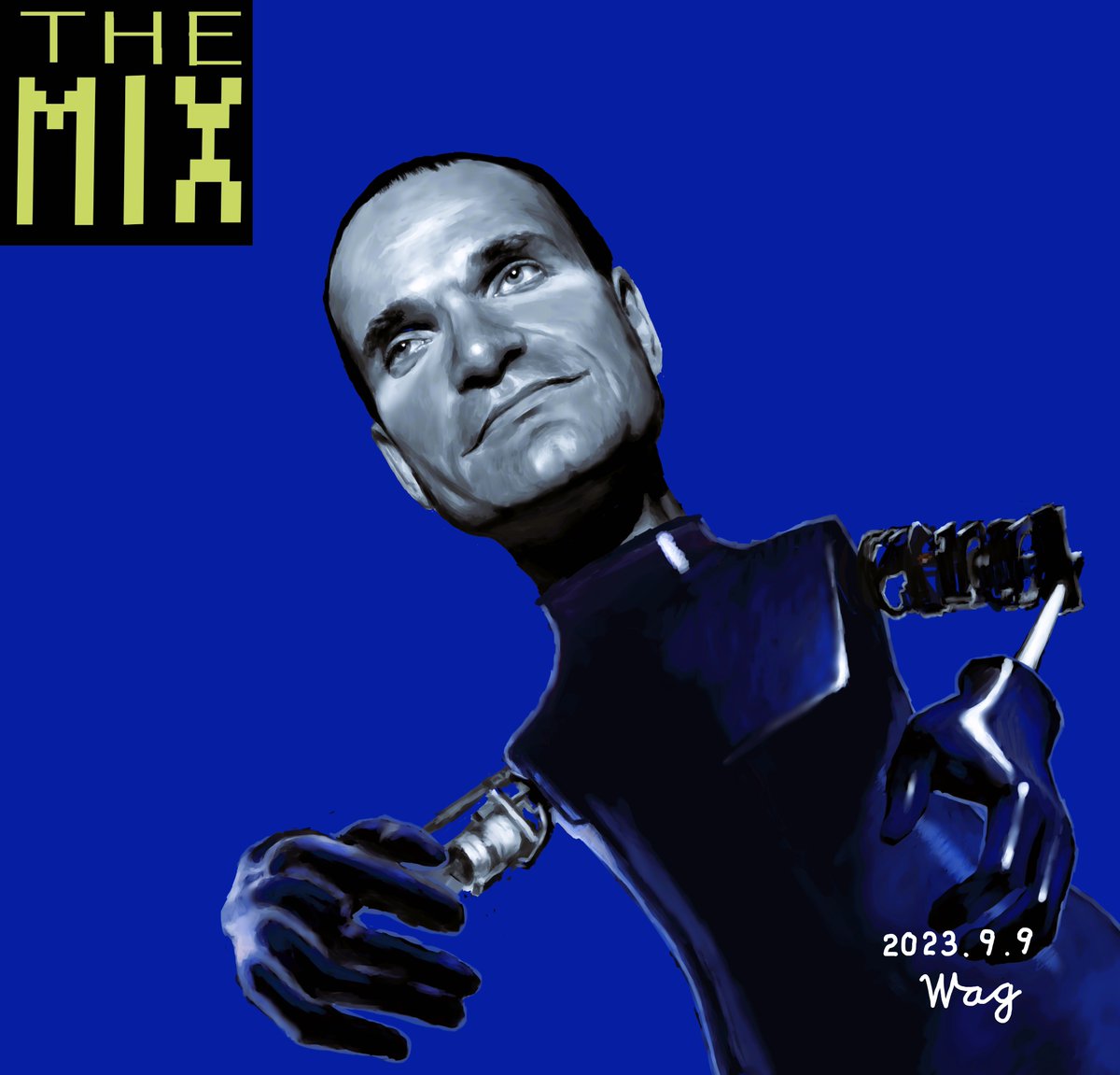 「THE MIX」のアルバムジャケットをフローリアンシュナイダー風にしてみました。
#Kraftwerk #FlorianSchneider #Technopop #TheMix #クラフトワーク