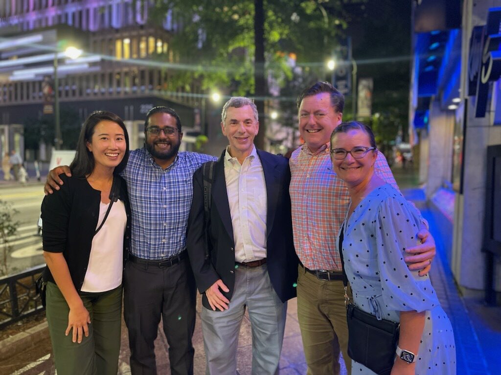 It’s a Wechsler Lab reunion at #COGFall2023! Great catching up with old friends <a href="/thewaitman/">Wait Aumann, MD</a>, Sei, Rafi &amp; Dan. 🧬