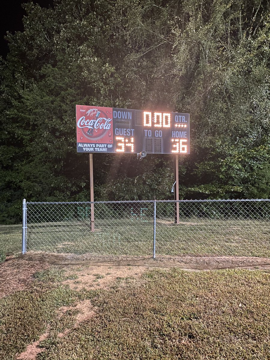 Varsity Football Final.  

LA-36 Oakbrook-34
Record: 2-1 (0-0) 
Next Game: 9/15 7:30 @ Wardlaw Academy