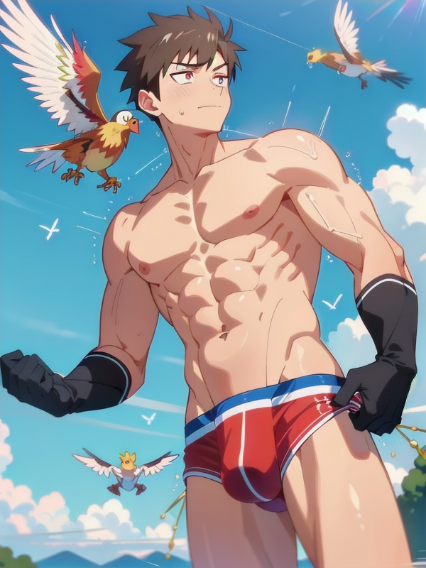 鳥遣い競パンニキ

#AIイラスト