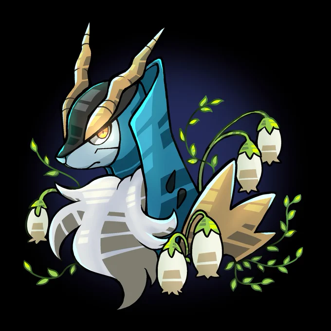 Cobalion & Campanula punctata 