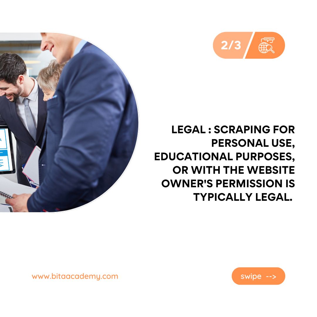 Bitaaacademy's tweet image. Python provides libraries like BeautifulSoup and Scrapy that enable developers to parse HTML, navigate web pages, and retrieve specific information such as text, images, tables, or links.9940324626
bitaacademy.com/course/python-…
#BITAAcademy #BITAAcademySuccessStories #PythonPowerhouse
