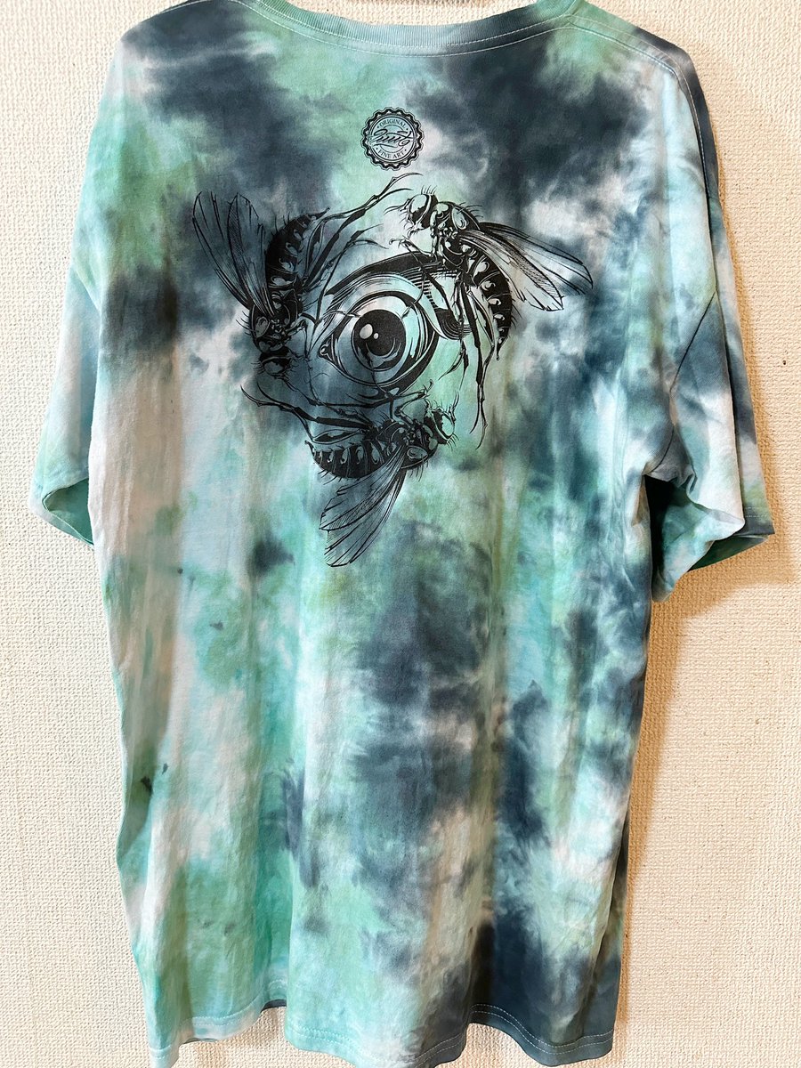Sound_mattsun's tweet photo. お客様オーダー
BLACKFLYSのTシャツをカスタム
寒色系のカラー希望だったので
黒、緑、水色で合わせてみました🪰
古着リメイクやグッズ製作、アパレル製作、など色んなタイダイ染めも1着から受け付けてますのでお気軽にDMください✨
#DyeingStudioM
#タイダイ染め
#BLACKFLYS https://t.co/0wI1SGx78Y