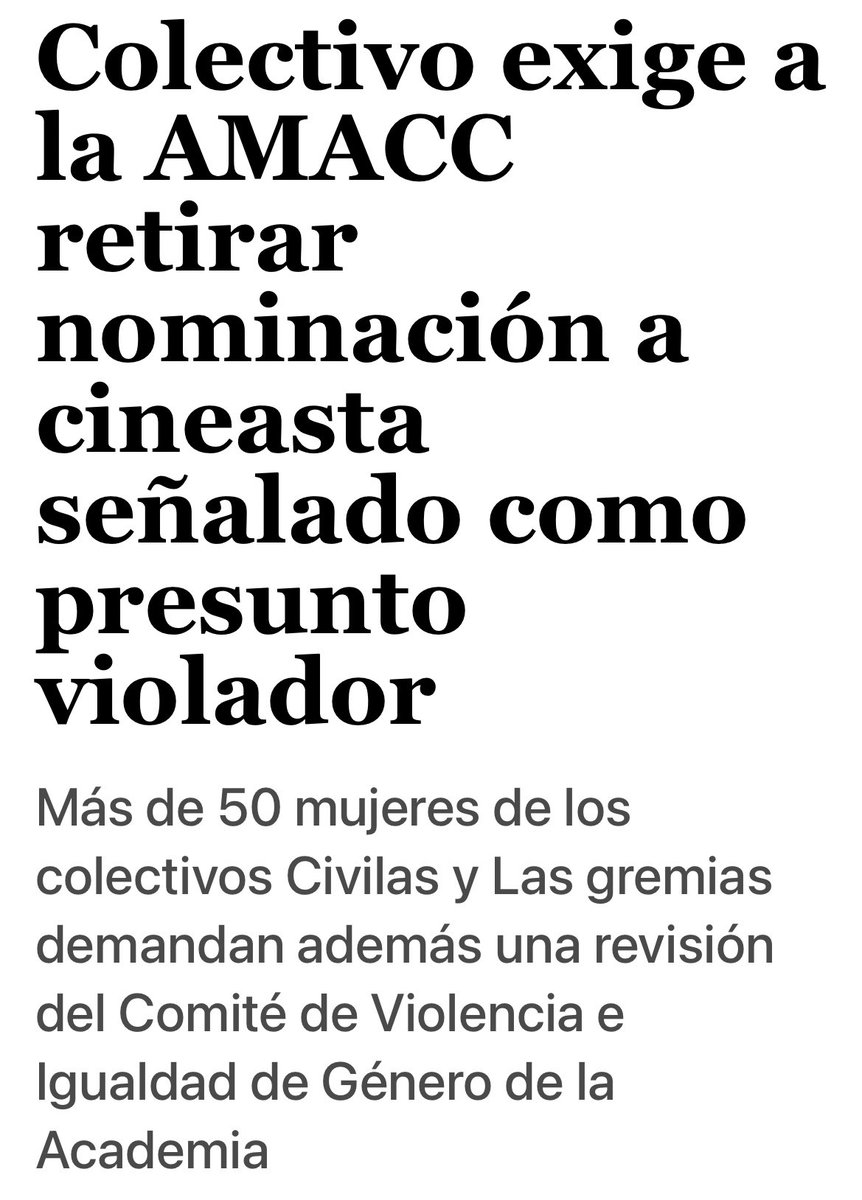 CineViolencia's tweet photo. #NoMásViolenciaDeGénero #AMACCNoMás @AcademiaCineMx 
#CCCNoMás 
#MujeresEnElCine

➡️ https://t.co/8p7mOEJaba https://t.co/E6XSeRCA00