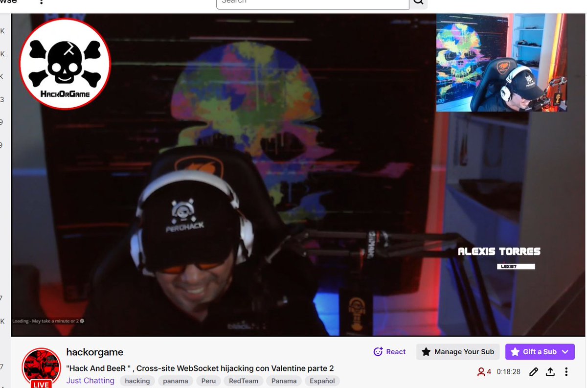 Ya estoy en vivo papus: