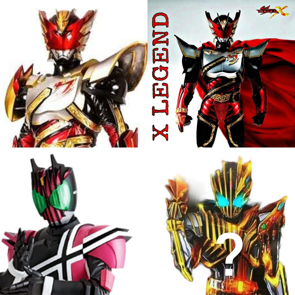 Syamsul84163815's tweet photo. Bima x legend ? Indonesia 

Decade legend ? Jepang 

#KamenriderGotchard
#仮面ライダーガッチャード
#bimax 
#Kamenriderdecade 
#仮面ライダーディケイド https://t.co/vyGmn9q7jT