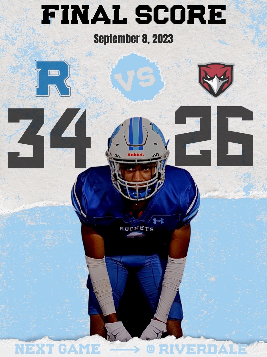 Big win tonight on the road. First Region game next week at Riverdale. See you there! 

#RocketsUp🚀 // #FAMILY // #ALLIN