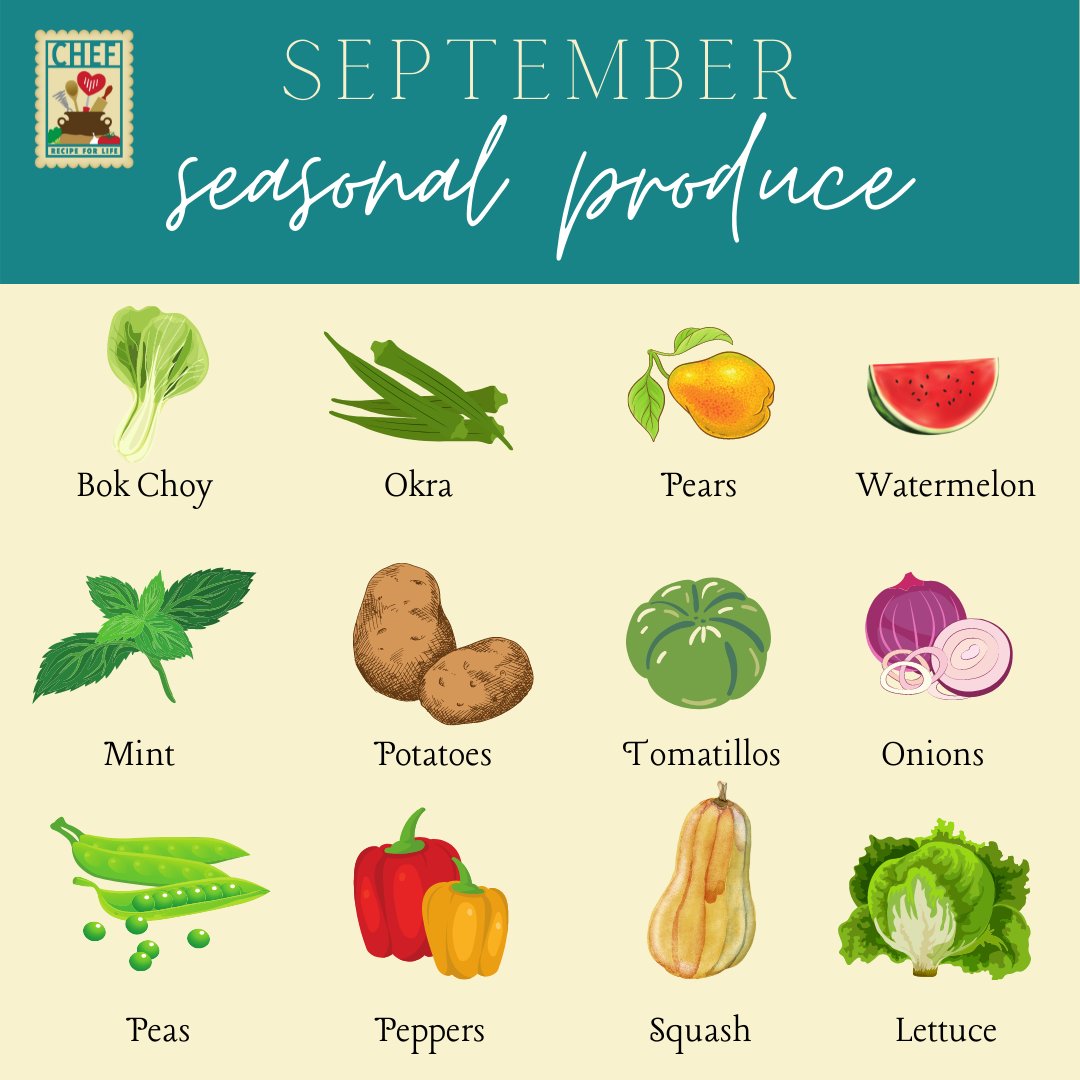 Shopping seasonally is good for the environment, your wallet, and your health. Now that September is here, you may be wondering what’s in-season in Texas this month.