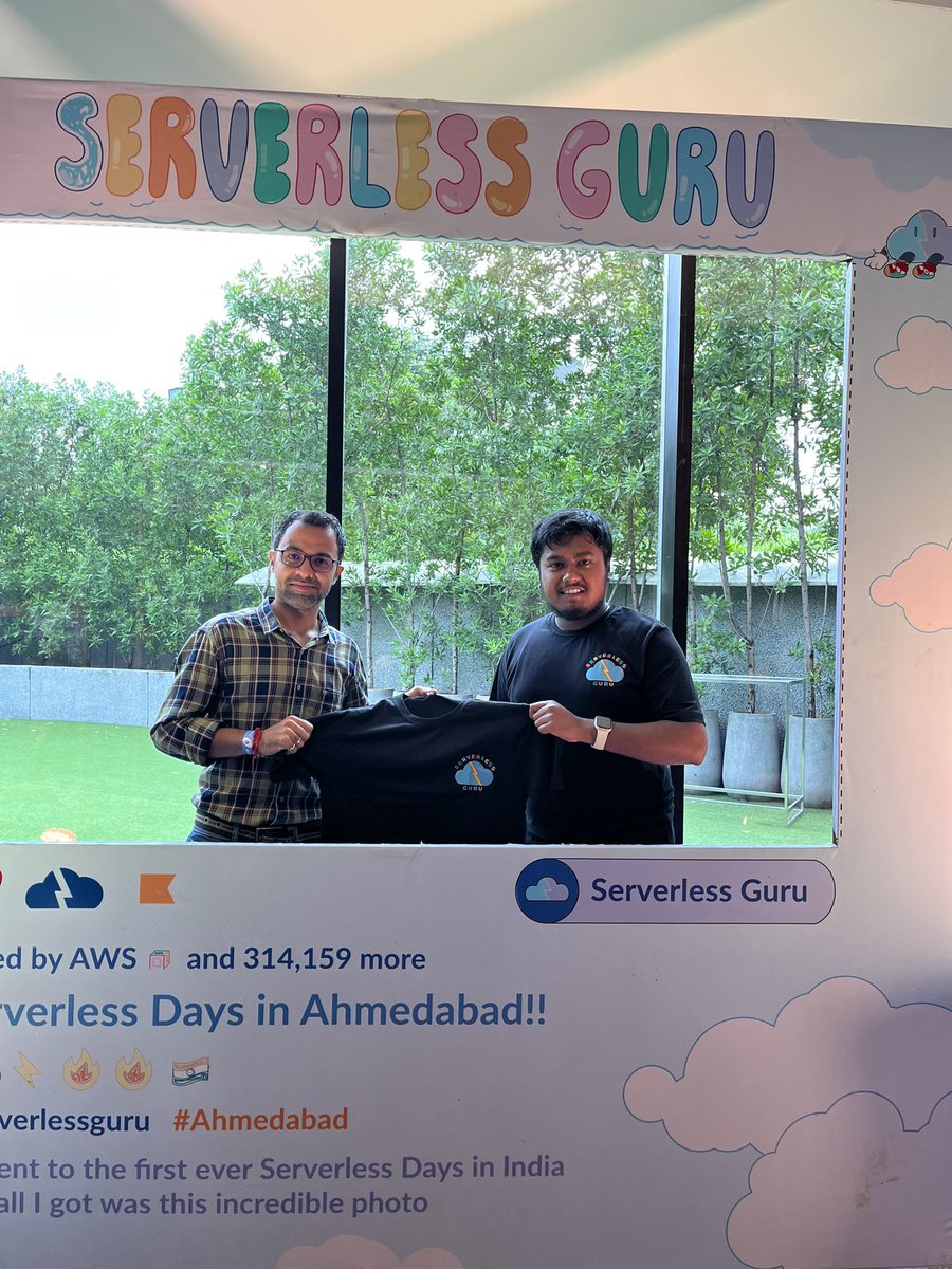 DebarshiMonda20's tweet image. At the @ServerlessAmd event 🚀🚀🚀

With @serverlessguru @jaymitb @sabapathy1999 @abh1ku 
#Serverless #ahmedabad