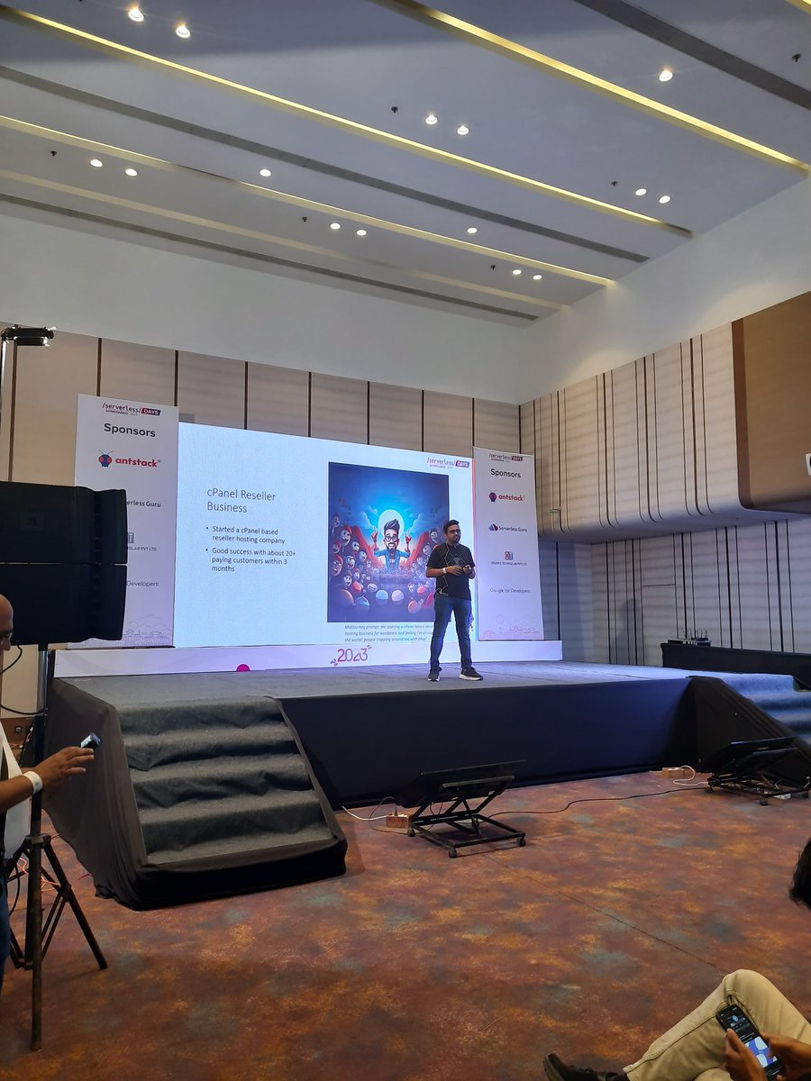 Mahakrishan (Mack) ๐ (@mahakrishan21) on Twitter photo It's started <a href="/prashanth/">Prashanth HN</a>, <a href="/ServerlessAmd/">Serverless Ahmedabad</a>
Good to hear your journey from blogger.
So much relatable.
#ServerlessAhmdabad #Ahmedabad #TechEvent It's started <a href="/prashanth/">Prashanth HN</a>, <a href="/ServerlessAmd/">Serverless Ahmedabad</a>
Good to hear your journey from blogger.
So much relatable.
#ServerlessAhmdabad #Ahmedabad #TechEvent