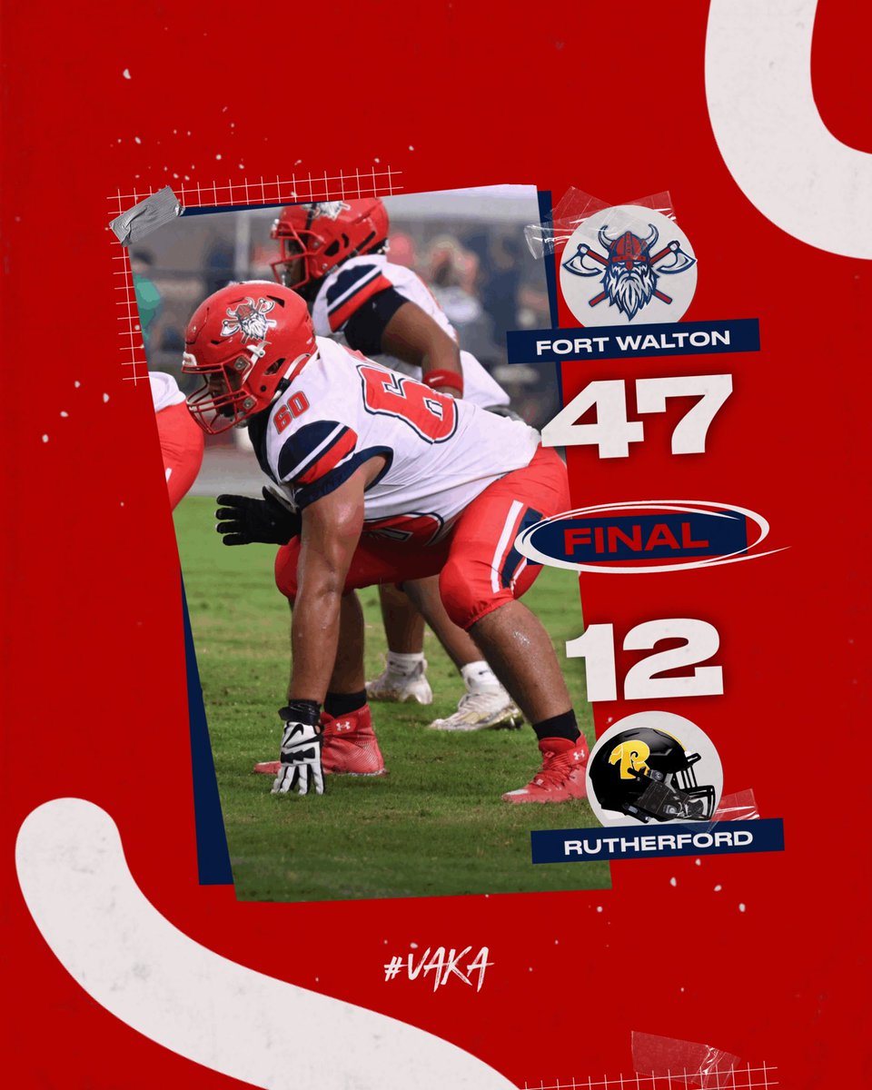 Fort Walton Beach Football (@fwb_fb) on Twitter photo Your Fort Walton Beach Vikings <a href="/FWB_FB/">Fort Walton Beach Football</a> secured the victory tonight against the Rutherford Rams. What an awesome atmosphere it was tonight at Steve Riggs stadium. #VAKA #GoViking #Victory #WIN Your Fort Walton Beach Vikings <a href="/FWB_FB/">Fort Walton Beach Football</a> secured the victory tonight against the Rutherford Rams. What an awesome atmosphere it was tonight at Steve Riggs stadium. #VAKA #GoViking #Victory #WIN