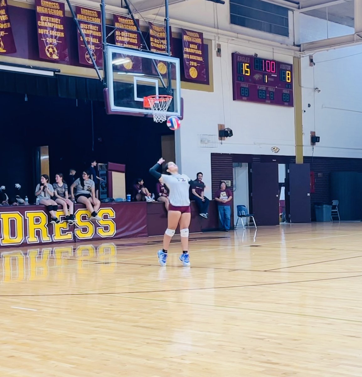 Way to defend the #JamesForbesLegacyGymnasium <a href="/AndressVolleyb1/">Andress 🦅 Volleyball</a> 🏐🦅💛❤️!

#WeAreAndress #BeastsOfTheNortheast 

<a href="/aandreajolie/">Andrea Vega</a> <a href="/alyssa_padilla4/">Alyssa Padilla</a> <a href="/DanicaKozemchak/">Danica kozemchak</a> <a href="/abbyjrose29/">Abigail Rosales</a> <a href="/anabrisaromero2/">Anabrisa Romero</a> Tag anyone I missed!!!! 

<a href="/GonzalezSasser/">Velma Gonzalez Sasser</a> <a href="/EagleAndress/">AndressGoldenEagleAthletics</a>