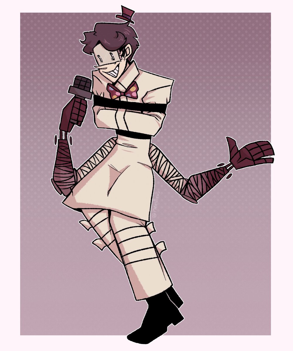 nemiirus's tweet photo. I DREW SHOW HOST AGAIN!!! He belongs to @Hikase555 and while I posted my drawings of him on my other account so far I thought it'd be okay to post him here too. There's nothing wrong with him he's just a guy! =^D https://t.co/JdElegUXAM