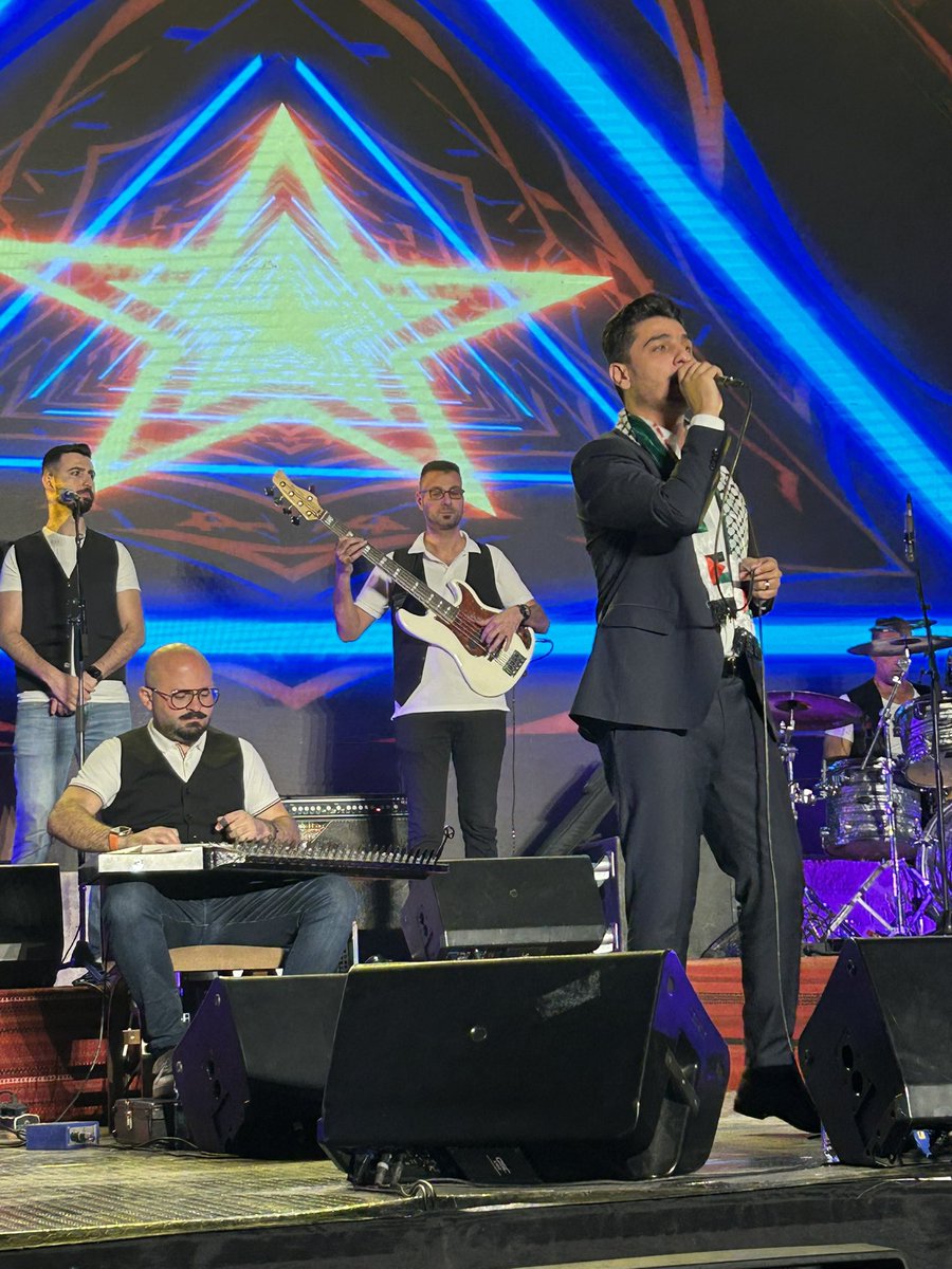 MartinDaltry's tweet photo. Moonlit opening of #AlMakhrourFestival with Arab Idol @MohammedAssaf89 &amp; #MuseumoftheMoon by @lukejerram @INADTHEATER #BeitJala #Palestine https://t.co/Vx2nNeDJjd