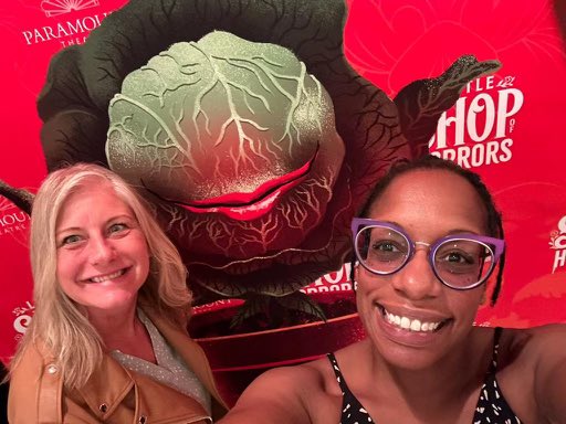 Guess where we are!!  Feed me Seymour!!