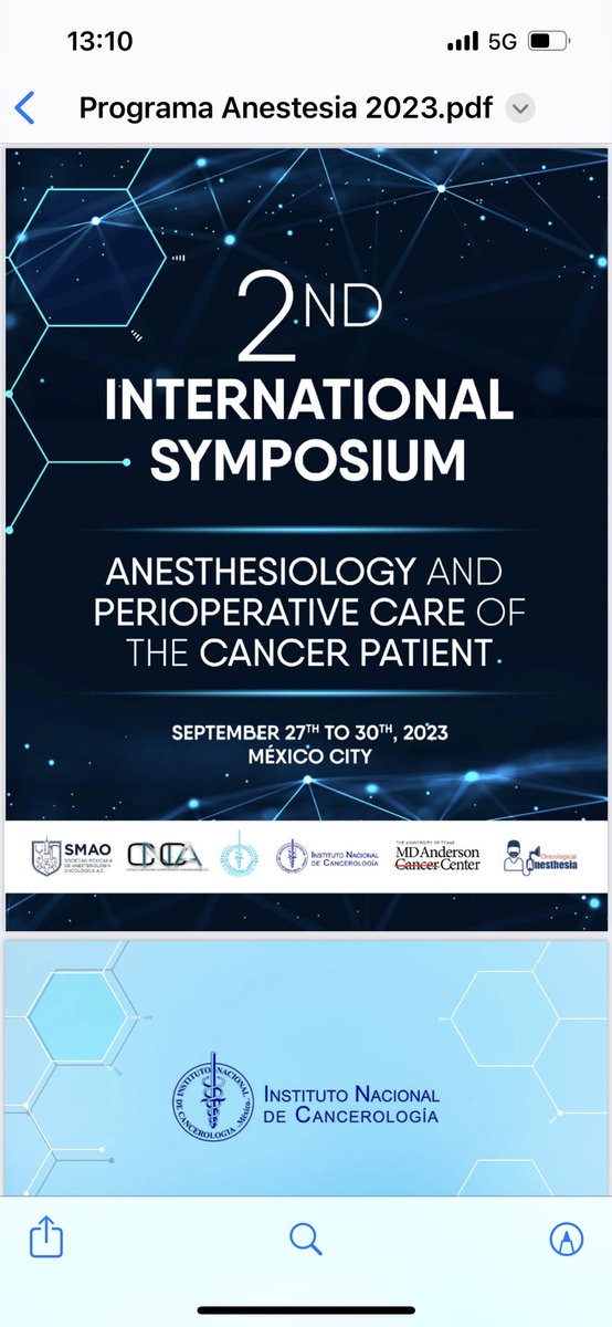 cuellarluis's tweet photo. Workshops/Talleres 2do International Symposium Anesthesiology and perioperative care of the cancer patient.
@incanMX /@MDAndersonNews 
Ultrasonido Perioperatorio en Cx Oncológica, POCUS, Vía aérea difícil en el paciente con cancer. @SMAOANESTONCO @docenciaincan https://t.co/SBQbkVG3I4