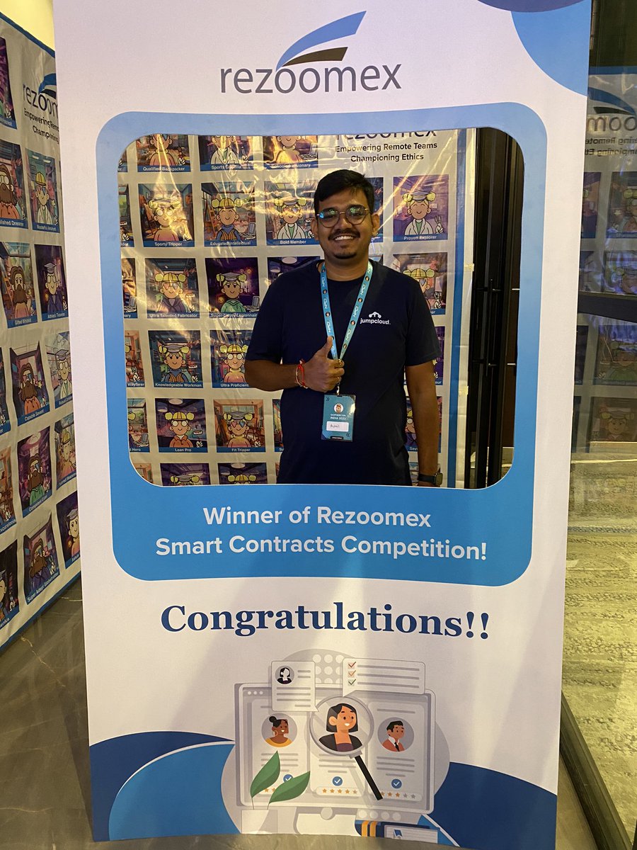 Avinil04's tweet image. Attending @GopherConIndia 

#GCI2023 
#rezoomex