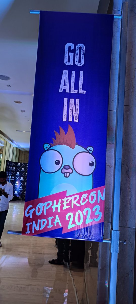 bhupeshimself's tweet image. At #GopherConfIndia2023