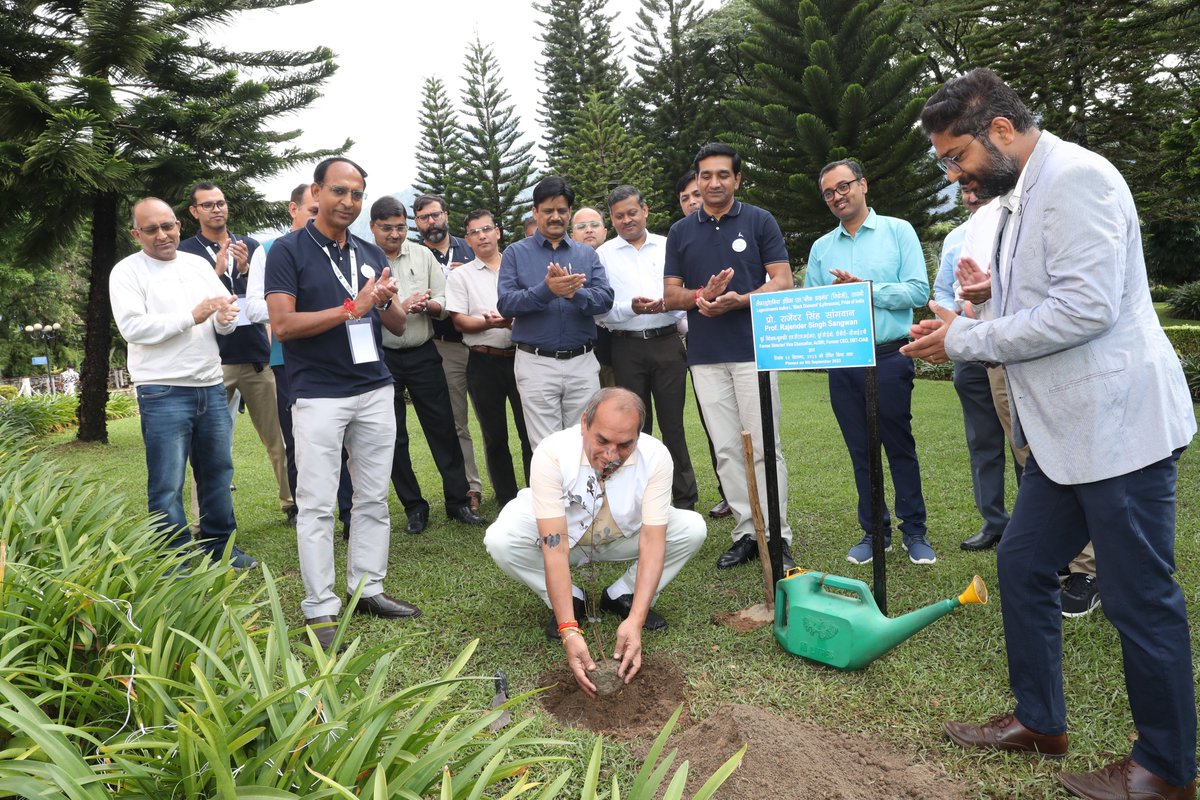 Tree plantation done by <a href="/ProfSangwan/">Prof Rajender Sangwan</a> Sir, Chief Guest of event, former Director and Vice Chancellor, <a href="/AcSIR_India/">AcSIR</a> ,  on the occassion of 7th Student Seminar Series (05-09-2023).
<a href="/DrSudeshKumarY1/">Dr Sudesh Kumar Yadav</a> <a href="/ramsharma_ihbt/">Ram Kumar Sharma</a> <a href="/Bhavya100/">Bhavya Bhargava</a> <a href="/AmitkumarGis/">Amit Kumar</a> <a href="/DharamS37526416/">Dr Dharam Singh</a> <a href="/sbdhiman/">Shashi Bhushan</a> <a href="/vivekmolbio/">Vivek Dogra</a>