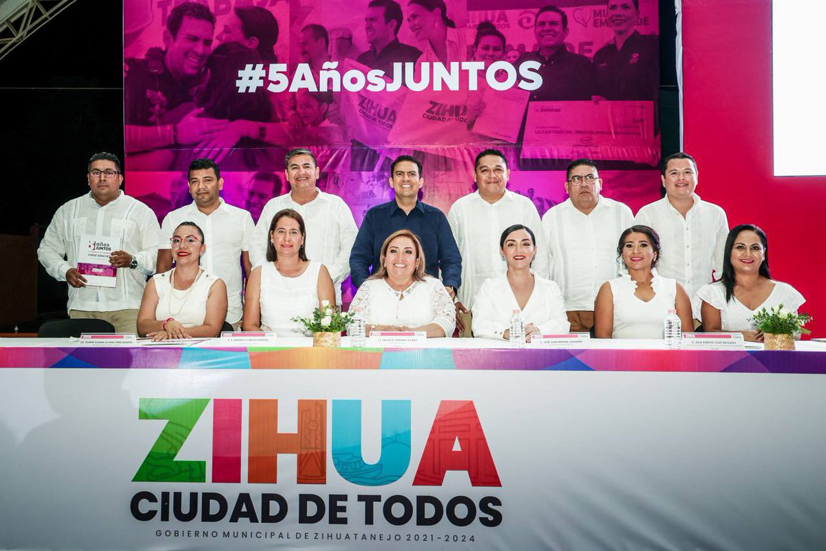 jorgexsa's tweet photo. #5AñosJuntos. En una ciudad con mayor desarrollo, donde hacemos cosas que antes no se hacían. Hoy Zihua es reconocido a nivel nacional e internacional y eso ha sido posible gracias al esfuerzo de todas y todos. ¡Y lo mejor, está por venir!

 #JorgeSánchez https://t.co/d28GcDp9cL