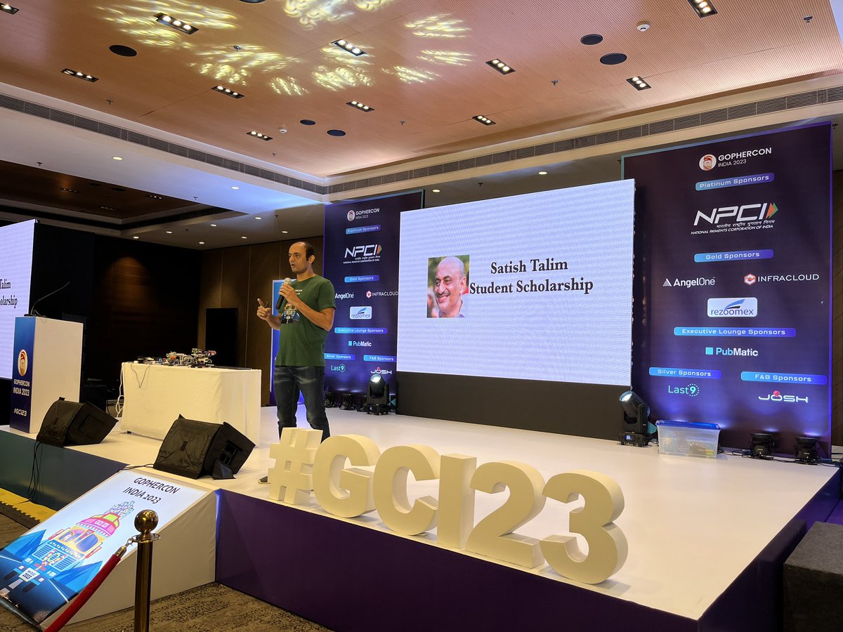 GopherConIndia's tweet image. Remembering Guru who nurtured GO Community in India with Satish Talim Student Scholarship.

#Gopherconindia2023
#GCI23