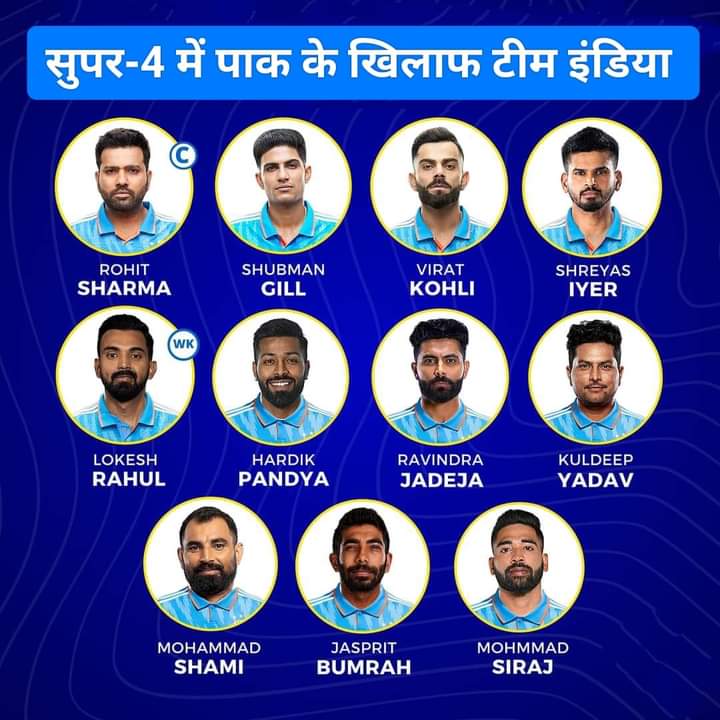 पाक के खिलाफ खतरनाक टीम इंडिया 11

#PAKvIND #india