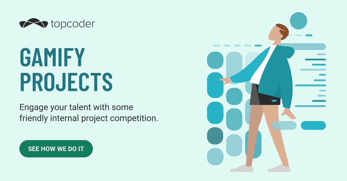 Topcoder's tweet photo. ๐ฎ Get ready to thrive on challenges, collaborate with like-minded professionals, and conquer the leaderboard.๐
Check out TopCrowd, https://t.co/sYzPkcZ0Fb to learn more!
#TopCrowd #gamify #gamification #learninganddevelopment #worksmart #crowdsourcing https://t.co/CnKIQqFIQz