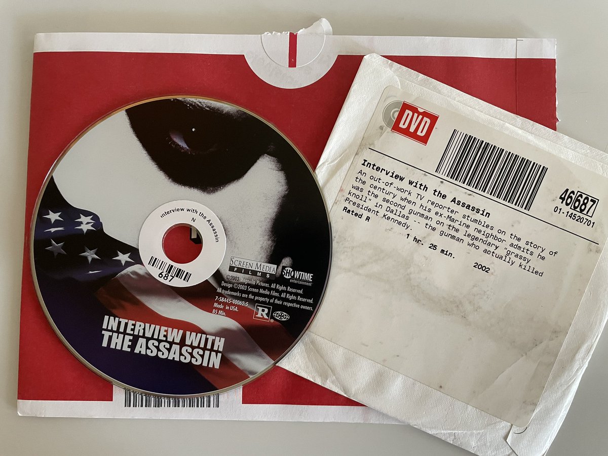 Mubooza's tweet image. Interview with the Assassin (2002)
Where will I rent out-of-print DVDs like this when @dvdnetflix closes shop?😢📀📪
#NowWatching 
#GetThroughMyQueue