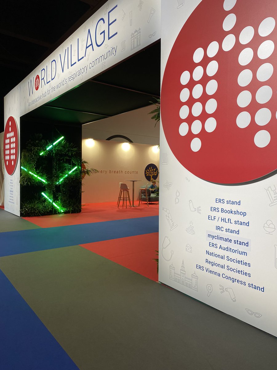 ERS (@eurorespsoc) on Twitter photo 🌍 Join us at the World Village at the #ERSCongress 2023!
Learn more about the International Respiratory Coalition (IRC) & myClimate, engage with our national & regional society partners, visit the <a href="/EuropeanLung/">European Lung Foundation</a> & Healthy Lungs for Life stand and much more. 🌍 Join us at the World Village at the #ERSCongress 2023!
Learn more about the International Respiratory Coalition (IRC) & myClimate, engage with our national & regional society partners, visit the <a href="/EuropeanLung/">European Lung Foundation</a> & Healthy Lungs for Life stand and much more.