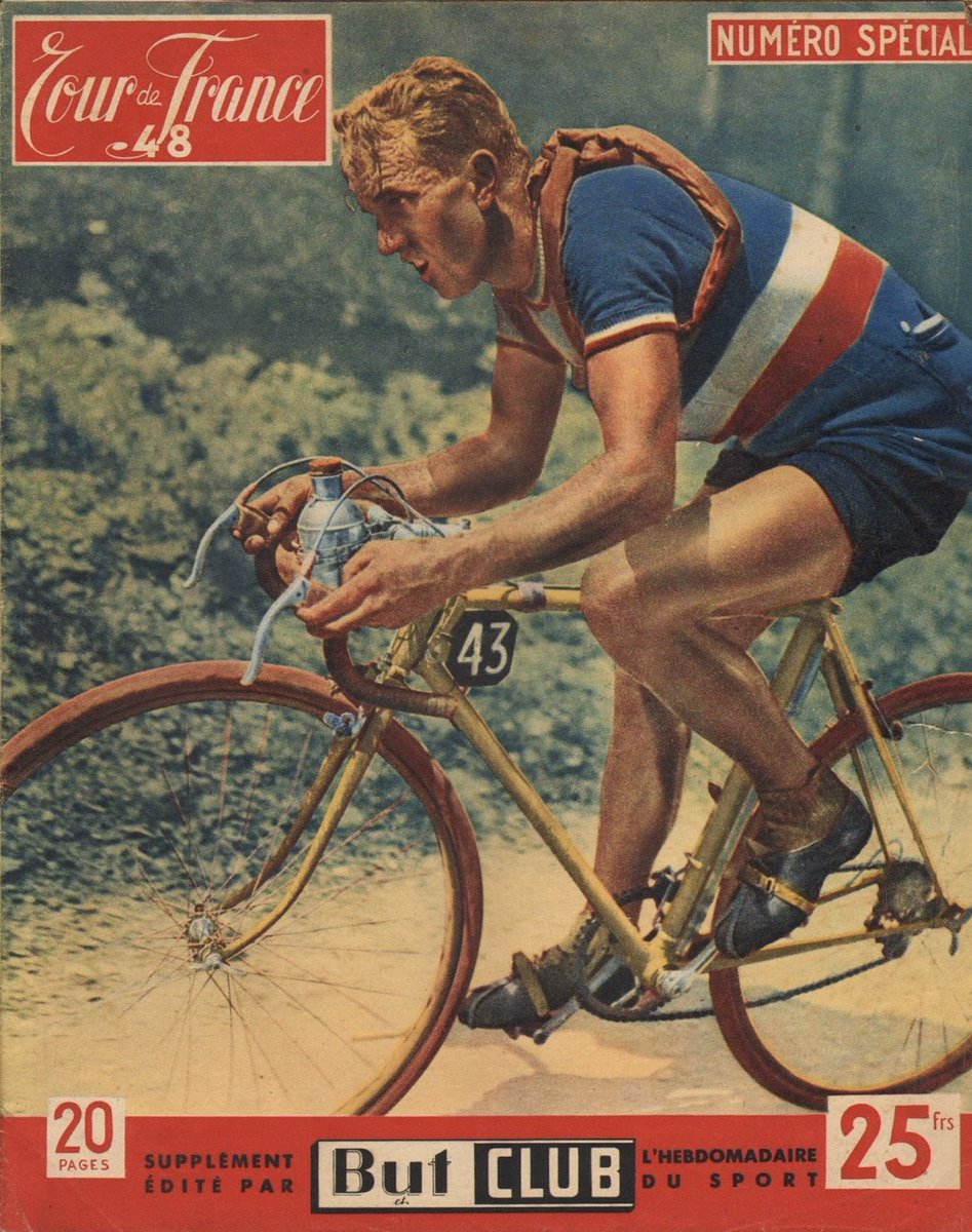 zientwelnateam's tweet photo. To piękne to wręcz epickie🤘gazety plakaty to czas który nie wróci choć teraz możemy podziwiać ten czas zatrzymany…🫠TdF 1948 #tdfvintage #leroica https://t.co/3d61uce0IG