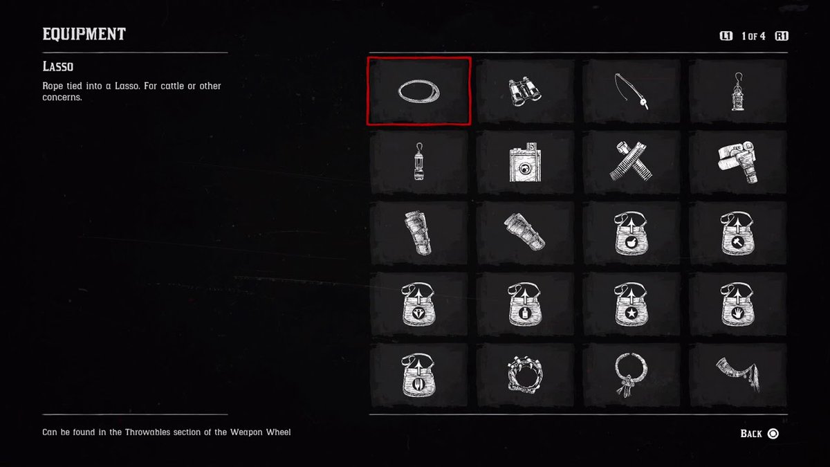 LordGedi's tweet photo. #RedDeadRedemption2 Equipment Compendium All 77 Unlocked #gaming #rdr2 Link:- https://t.co/QNtvawpy8n https://t.co/halBYEeSo9