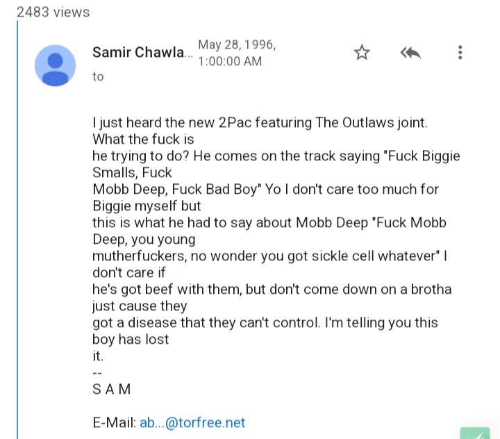 ZenOfMakaveli's tweet image. Here is a link to people discussing when #HitEmUp first came out in 1996 on an old message board. 

@TheWhiteBookpg
@_kaayj_
@asherunderwood
@jonathanlippe
@whiteoutgotu

groups.google.com/g/rec.music.hi…