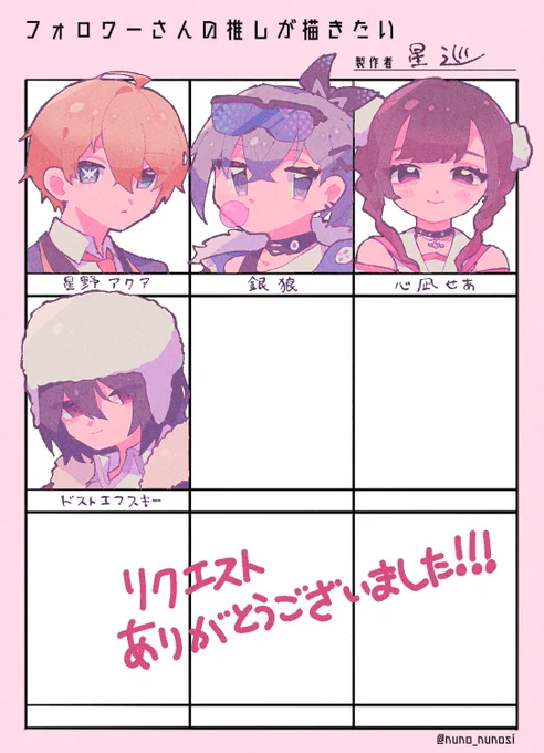 ② すごく楽しく描かせていただきました!ありがとうございました🥰 