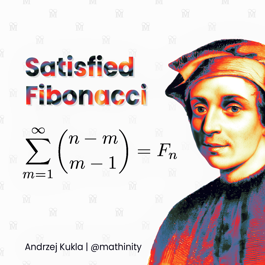 Mathinity_'s tweet image. Here&apos;s another proof that the Fibonacci Sequence can appear literally in ANY problem.

Enjoy the 🧵! 
[1/6]