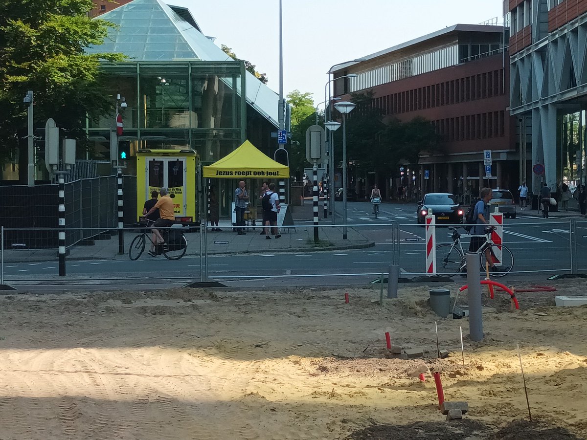 Jezus Redt dacht zieltjes te kunnen winnen, beetje jammer dat ze aan de verkeerde kant staan