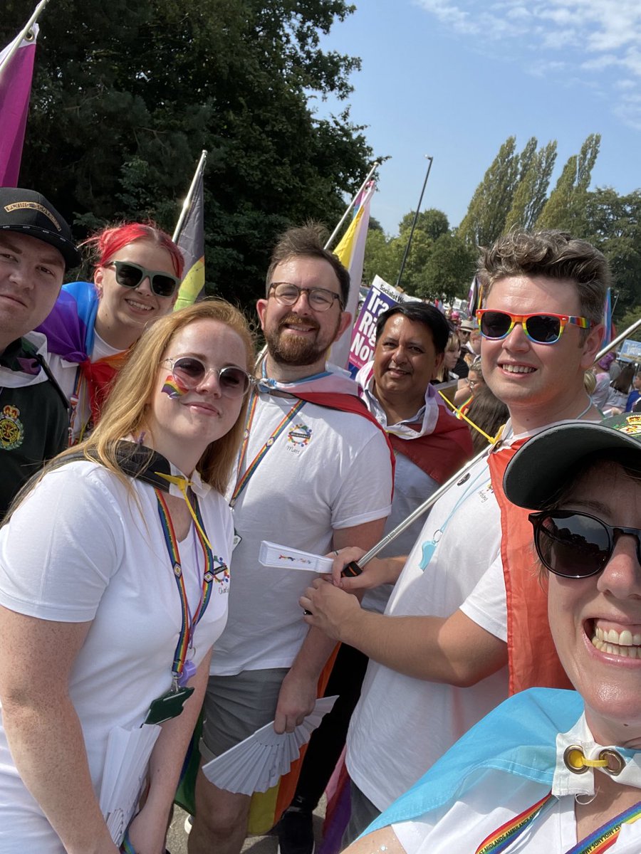 Come and join us at Markeaton Park, Derby. The parade is just about to start. Let’s celebrate our diversity 🌈 #PrideAtEMAS