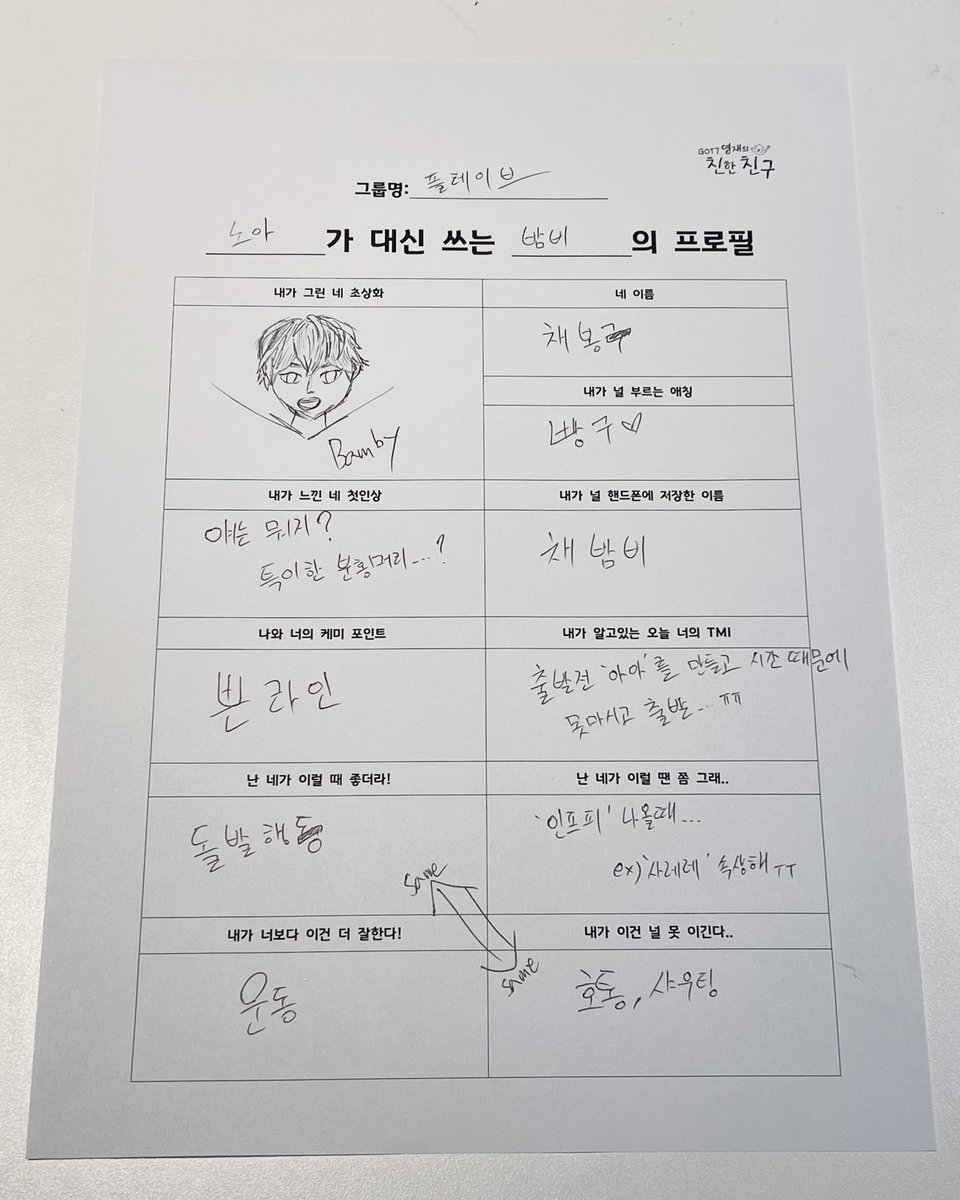 GOT7 영재의 친한친구 tweet media