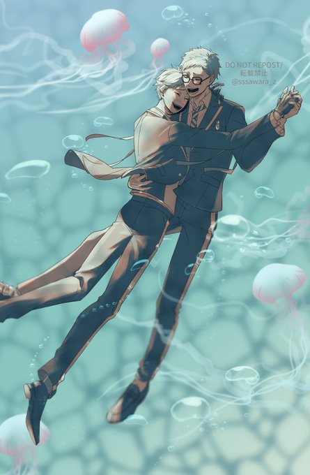 「jellyfish male focus」 illustration images(Latest)