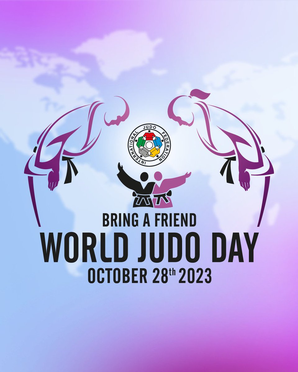 Introducing our 2023 #WorldJudoDay theme: Bring a friend!🥋🌎

Tag the friend that you will bring to the dojo this year in the comments below! 💬

📆 October 28, 2023