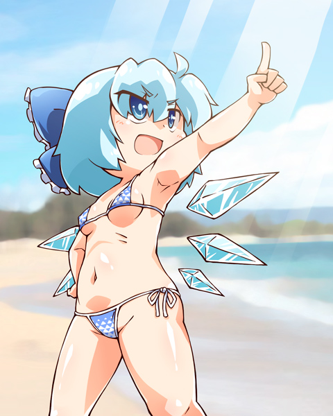 #9月9日はチルノの日 
過去絵ですまぬ 