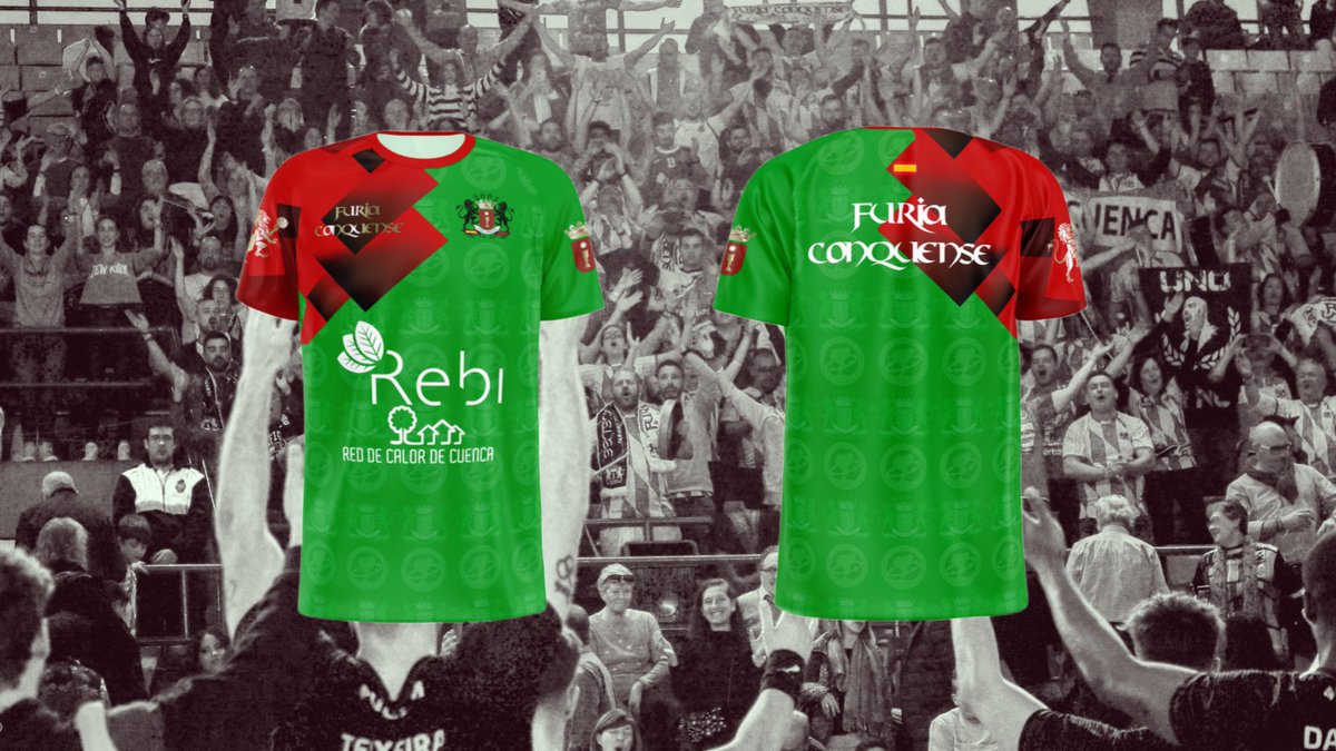 furiaconquense's tweet photo. Estamos de estreno!
Nueva piel para la Furia.
Nos sumamos al verde REBI @calorsostenible y el color rojo de Cuenca en una manga.
#VamosCuenca #CuencaCopon #Balonmano #Supporters #peña #ligaplenitudeasobal #asobal https://t.co/xyuTWoX1R6