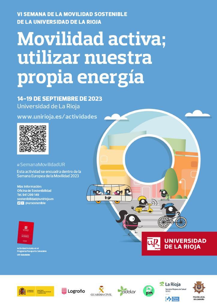 fedefedeson's tweet photo. Recordaros que esta semana que viene se inicia la semana de la movilidad activa de la Universidad de la Rioja, donde tengo el placer de participar con una charla el día 14 (14:00) sobre sus beneficios en la salud. 
Se requiere inscripción
https://t.co/ZXC1T7jCwx https://t.co/tqqPSHXFdT