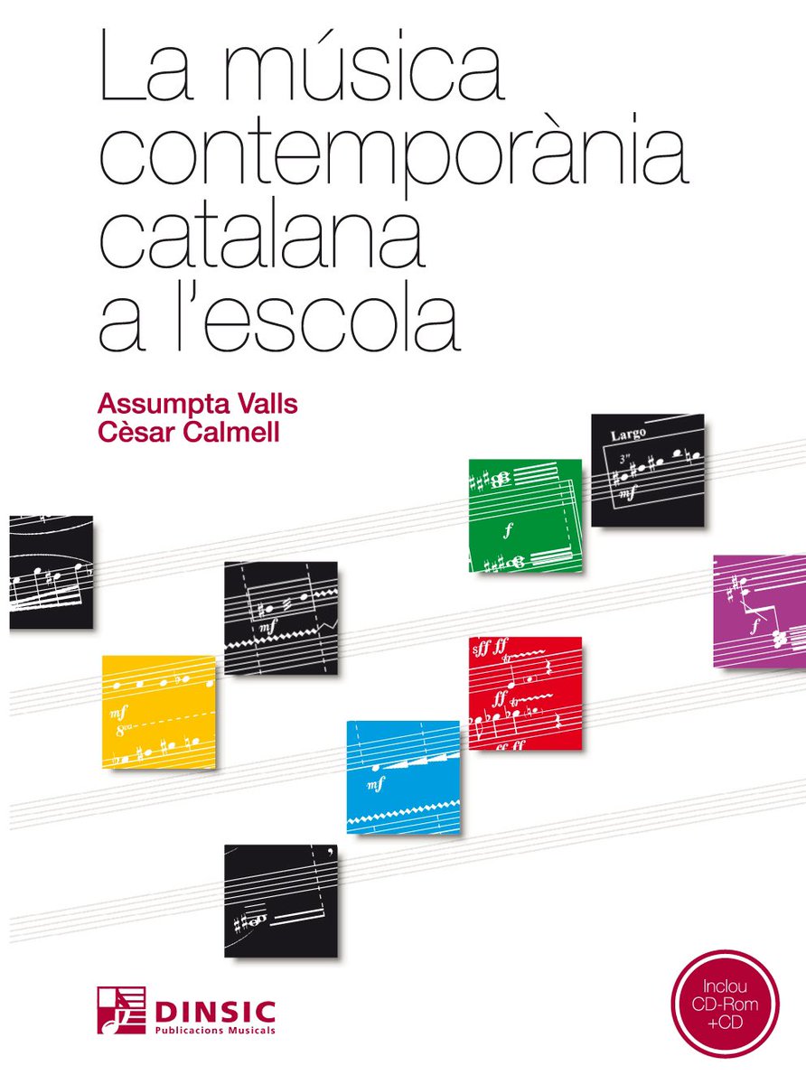 Cèsar Calmell i Assumpta Valls són els autors de La música contemporània catalana a l’escola, un intent d’aproximació dels nostres músics en actiu als alumnes i docents del nostre país. El llibre va acompanyat d’un DVD i CD-ROM. El podeu trobar a: dinsic.com/ca/publicacion…