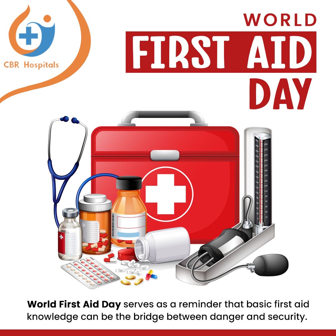 Celebrating First Aid Day by spreading awareness about life-saving skills. Empower yourself with knowledge that can make a difference in critical moments.
#firstaidday #firstaid #firstaidtips #cbrhospitals