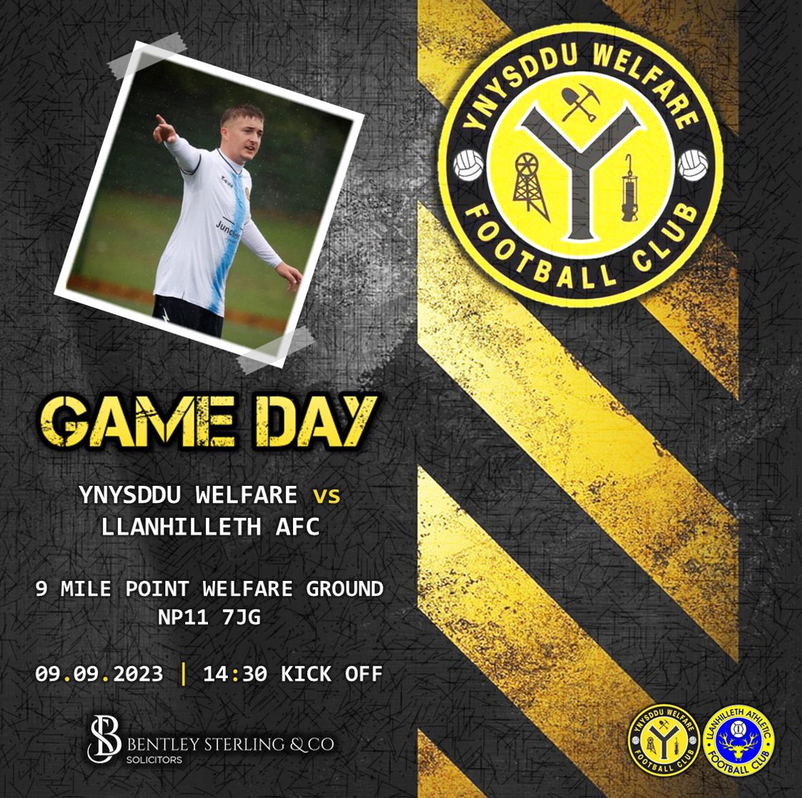 Ynysddu Welfare FC (@ynyswelfare) on Twitter photo ⚽️ | Game Day…
🏆: GPL Division 1
🆚: <a href="/LlanAFC/">Llanhilleth Athletic AFC 🦌</a>
🏟️: 9 Mile Point Welfare
📍: NP11 7JG
⌚️: 14:30 | Kick Off
💛🖤
#UPPADDUS ⚽️ | Game Day…
🏆: GPL Division 1
🆚: <a href="/LlanAFC/">Llanhilleth Athletic AFC 🦌</a>
🏟️: 9 Mile Point Welfare
📍: NP11 7JG
⌚️: 14:30 | Kick Off
💛🖤
#UPPADDUS