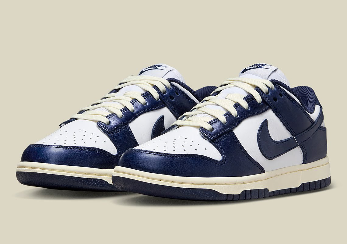 crepcheckmonday's tweet photo. The draw for the Nike WMNS Dunk Low Vintage ‘Navy’ is live!

The Nike Dunk Low has gradually become a staple silhouette in any sneaker collection and this colourway is no different.

Enter the draw via the link below!

🎟️: https://t.co/m66vCYwzk2

#CREPCHECKMONDAYS #SNKRSDAY https://t.co/5PdQnYtpdD