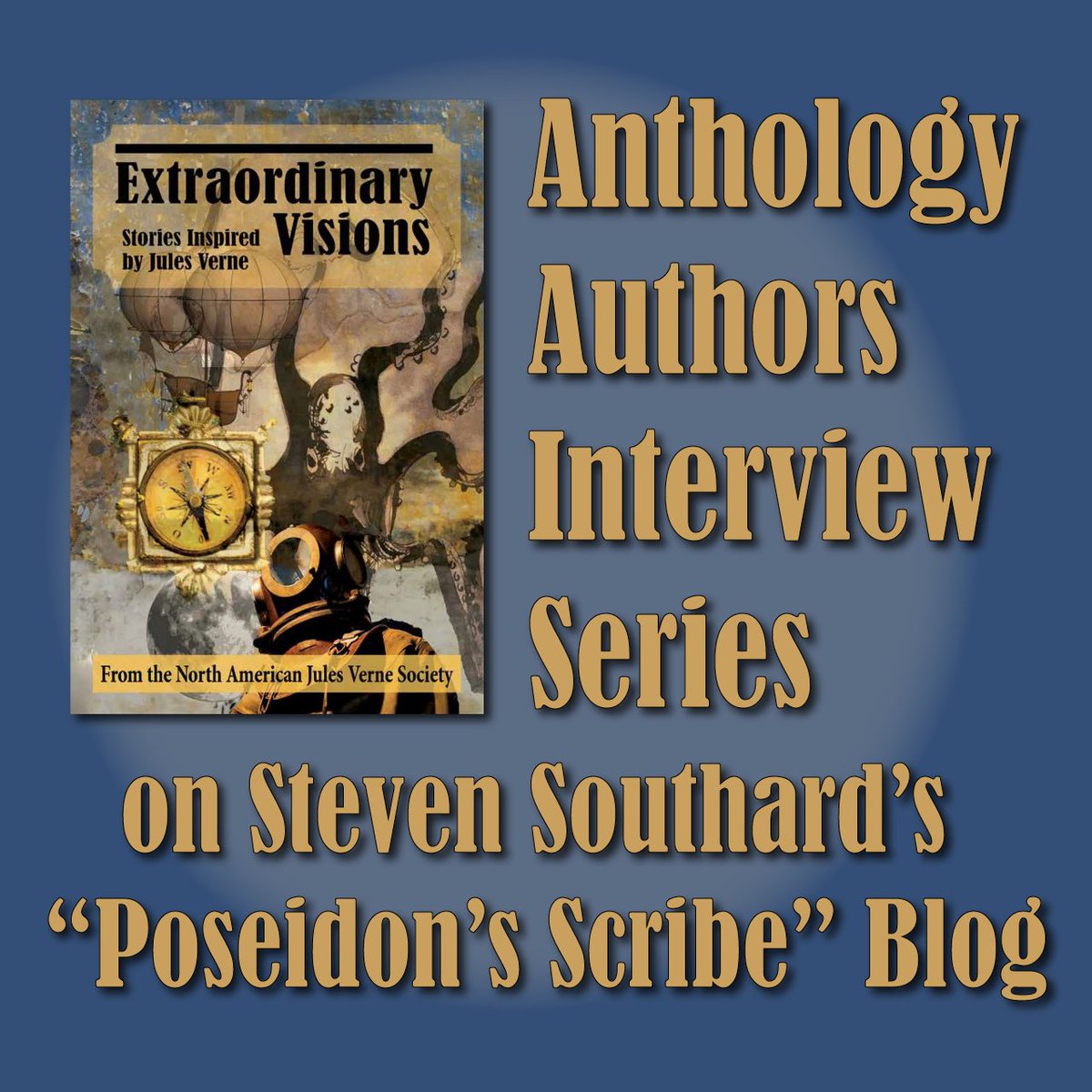 ArtdogJan's tweet photo. Author @StevenRSouthard  “Poseidon’s Scribe” blog has #author interviews based on the anthology, “Extraordinary Visions.” #sciencefantasy #stories Interviewee: Demetri Capetanopoulos.
https://t.co/6u6DgOUHCj https://t.co/pxEDeSkY0a
