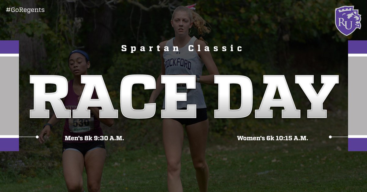 RockfordXCTF's tweet photo. 🟣Race Day🟣
Cheer on your Regents as they compete in the Spartan Classic this morning!
🆚Spartan Classic
📍Northwestern Medicing XC Course
⏰ Men’s 8k 9:30am | Women’s 6k 10:15 am
📊 https://t.co/LIzOBuju0Q
#ruxc | #GoRegents 🦁 https://t.co/0W1jvuOf0f