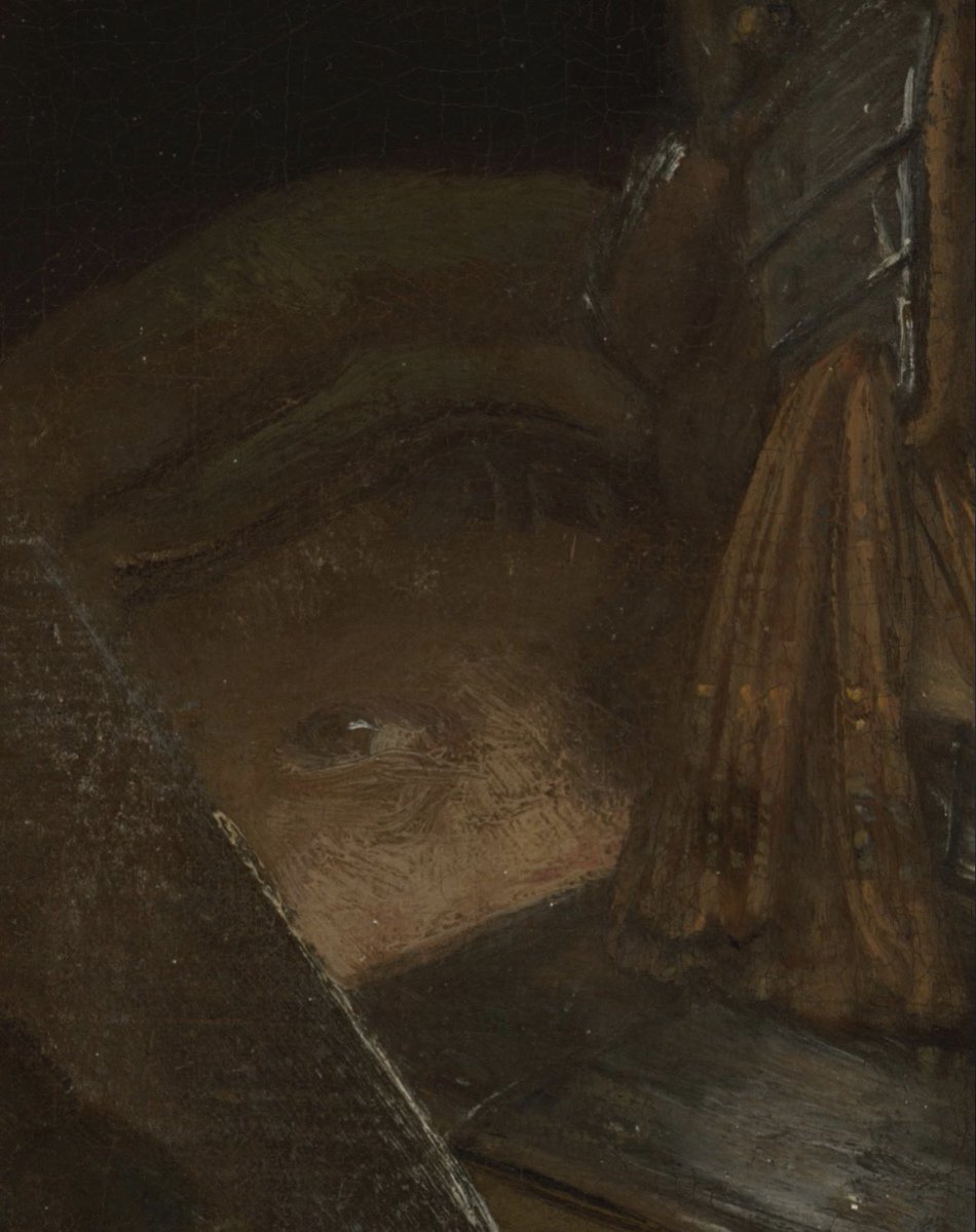 #ApasionArte365 

¿Autorretrato del genio?, misterio y mensaje.

👨🏻‍🎨 Rembrandt

🖼️ “La ronda de noche”